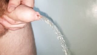 Tight Foreskin Pissing Everywhere (Compilation) - 6 image