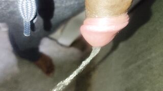 Indian Uncut Cock Pissing - 9 image