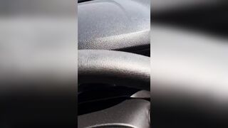 Big balls kicking in car - 8 image