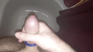 Blue Cock Ring In Shower !!! xD - 1 image