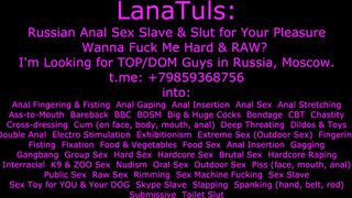LanaTuls - Jerk Off Break at Work. Sex Slut Jerking and Cumming Hard Using Tie. - 10 image