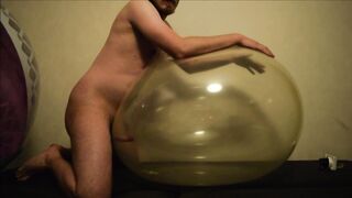 Fucking clear balloon and cum in it - 6 image