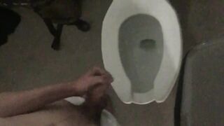 Jerk off in undies at washroom - 3 image