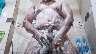 Refreshing shower that increases my horniness as an erotic male - 5 image