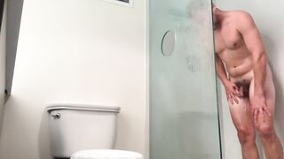 Guy Strokes One Out On The Toilet - 4 image