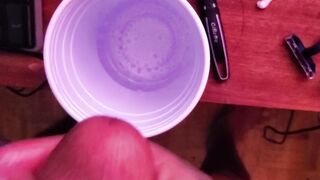CUMMING IN MY OWN CUP AND DRINKING IT - 8 image