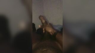 Black Stud Stroking His BBC in the Morning - 3 image