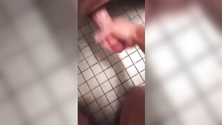 Stranger masturbates in public toilets. It comes into my hand - 9 image
