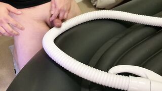 Small Cock Masturbating, Rubbing And Cumming On Vacuum Hose - 7 image