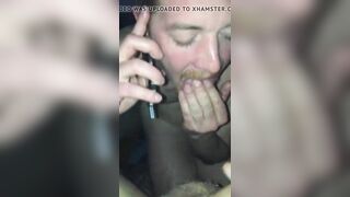 MARRIED GUY SUCKS COCK WHILE ON PHONE WITH WIFE - 5 image