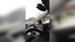 Public jerking off and cumming in my car, verbal and stiff dick orgasm. Super hard cut cock. Verbal wanking. - 3 image