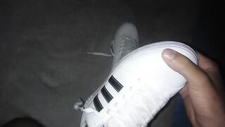 Fucking and cum in my Adidas Sneaker - 3 image
