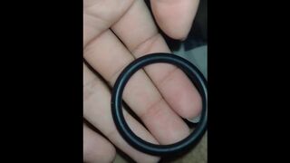 Unboxing and reviewing / cock ring / Using it - 1 image
