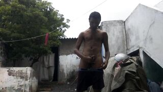 Mukesh Solanki outdoor masturbation and take dildo in ass - 3 image
