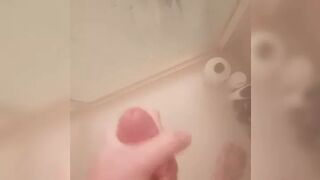 Young Guard cum in shower after work - 1 image