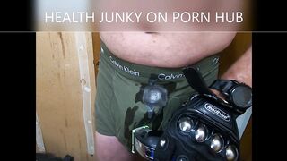 Vibrator Drains Cum Into CK Underwear - 10 image