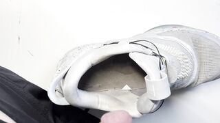 Creamy Cum into my Nike BB Adapt - 8 image