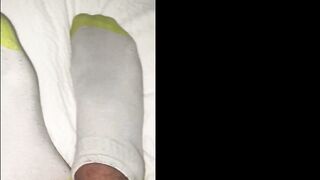 THE GUY SHOWED HIS SWEATY FEET AFTER THE GYM - 2 image