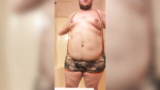 Chubby Guy Showing Off in a Singlet - 2 image