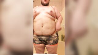 Chubby Guy Showing Off in a Singlet - 4 image