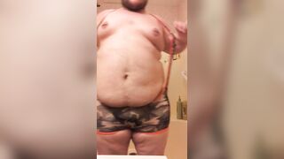 Chubby Guy Showing Off in a Singlet - 6 image