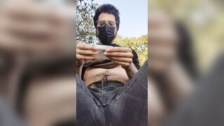 Outside home / Nipple fetish \ sex toy on my nipples