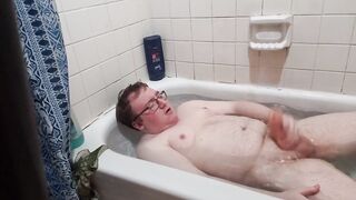 Watch Me Jerk Off In The Bath Tub To Completion With A New Toy - 5 image
