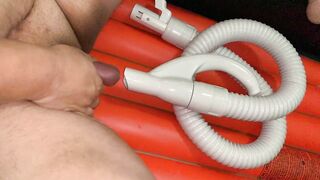 Small Cock Cumming And Pissing - Bukkake - On Vacuum Cleaner Hose - 6 image