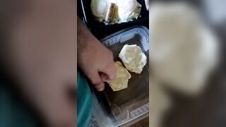 Sean cummin on his eggs and plays soggy biscuit - 8 image