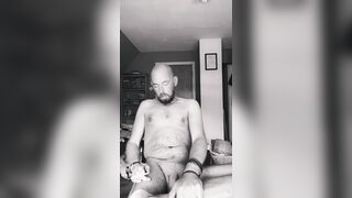 Timo Gerdes smoke one cigarette naked