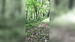 Pissing during a naked hike - 10 image
