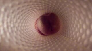 Fucking a Fleshlight! View from inside the sextoy - 2 image