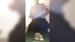 Teen Boy Wanks and Toys with Legs Spread Wide Pt 1 QHD - Mattthom98 - 3 image