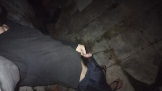 CLOSE UP OF MY COCK RAINING PISS / HAIRY LEGS CLOSE UP - 3 image