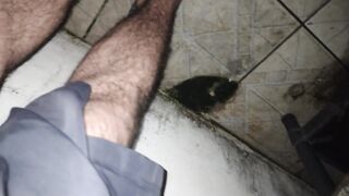 CLOSE UP OF MY COCK RAINING PISS / HAIRY LEGS CLOSE UP - 8 image