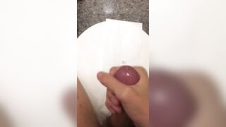 Masturbate in the airport toilet - 10 image