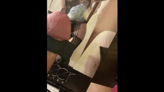 Guybrator hands free milked me tribute on a lingerie box