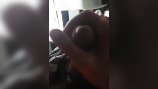 Cum fountain hairy cock