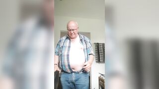 Tit slapping with the belt - 4 image