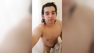 WOW! STRAIGHT PETITE BIG COCK FEMBOY SHOWERS - FAMILY THERAPY - 1 image