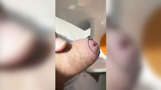 Dribbling piss in airport urinal got me horny so I jerked it - 5 image