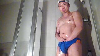 Oiled up and JO before shower!!! - 3 image