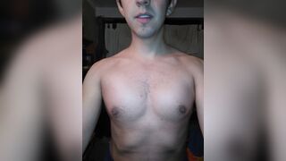 Naked male masturbastes himself - 1 image