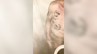 Sexy Dick stroking in the shower - 6 image