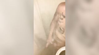 Sexy Dick stroking in the shower - 9 image