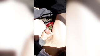 Cum on the car seat, delicious cum at the end of the video - 2 image