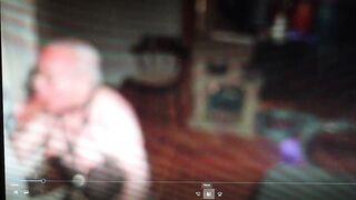 Erachi Submissively Sucks His Insulting Daddy's Cock on Webcam - 3 image