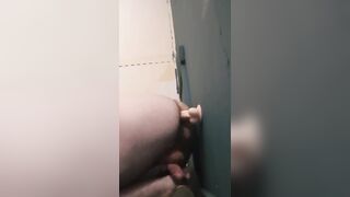 Bottom boy rides dildos wishing they where real