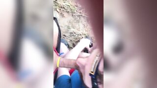Fishing With the Stepbrother Sucks Me By The River and Gets Huge Facial - 4 image