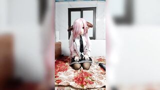 School Girl Elf Kigurumi Orgasm solo - 2 image